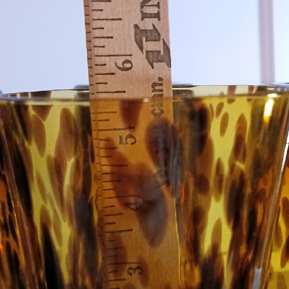 Tortoiseshell Glass Tumblers Set - Picture 5 of 6